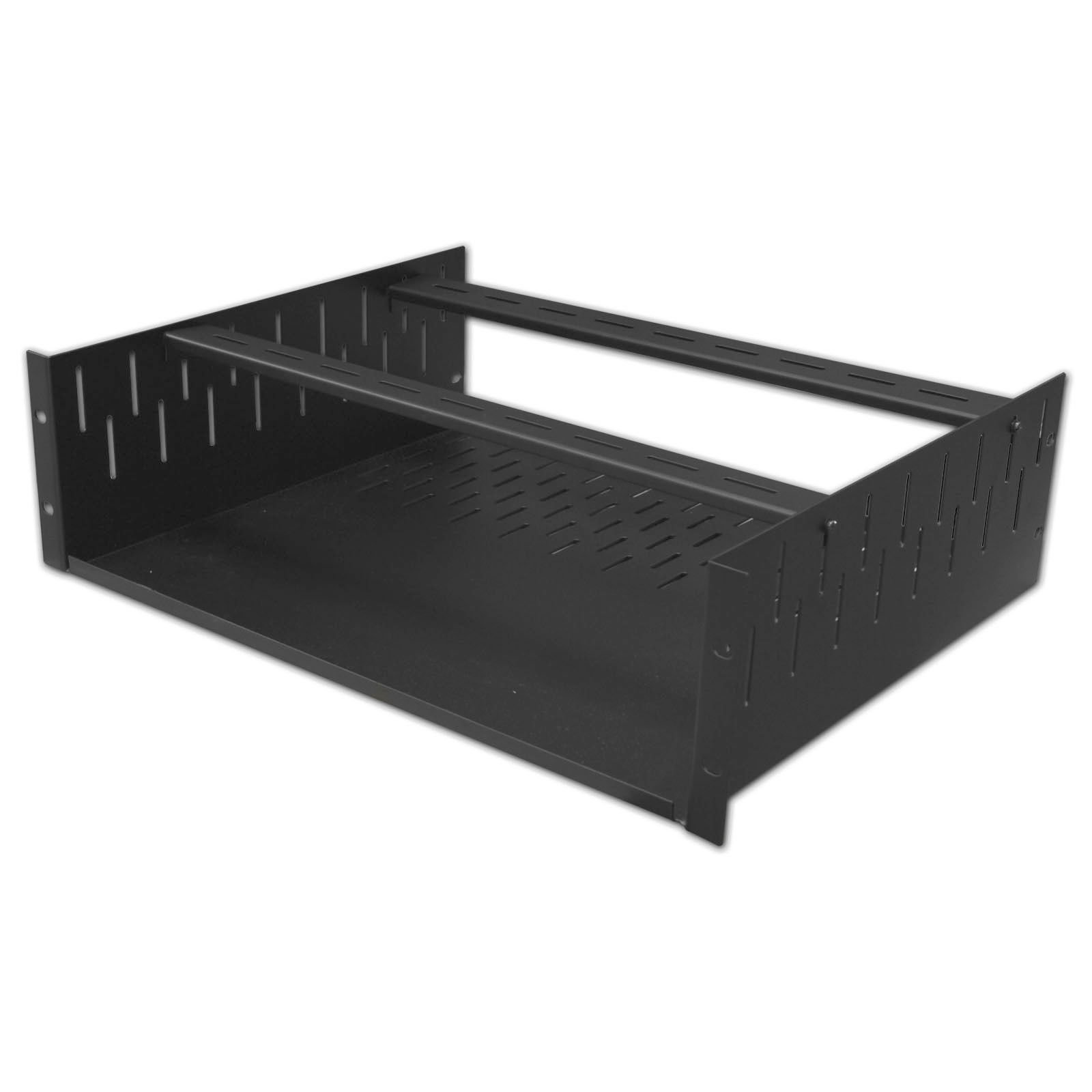 2u 19 Rack Cradle with Clamping Bars 360mm Deep